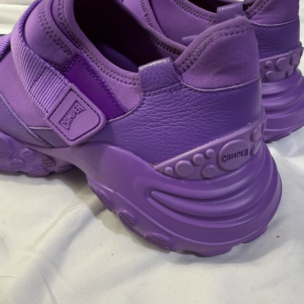 Camper New PELOTAS MARS Purple Textile/Leather Sneaker for Women Size 11 - Picture 7 of 8